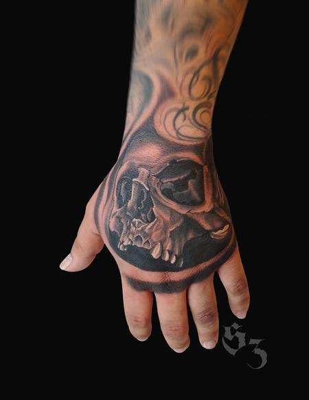 Tattoos - Quade Dahlstrom Skull - 142189